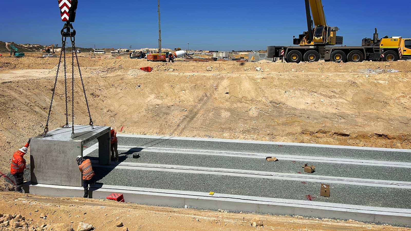Yanchep Rail Extension Stormwater Drainage Construction